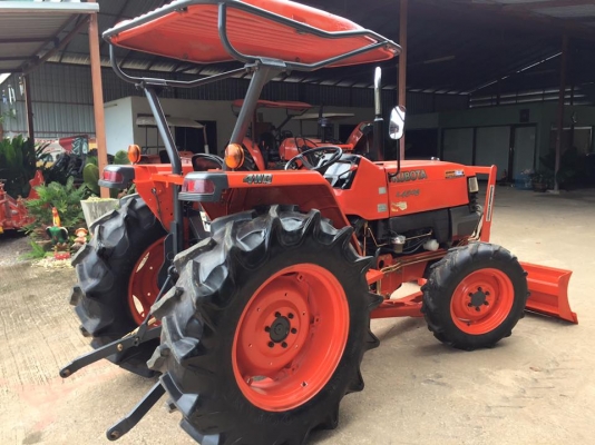 ขายรถไถKubota L4508 (4WD) พร้อมใบมีดหน้าและโรตารีช้าง รถพร้อมใช้งาน ขายรถไถKubota L4508 (4WD) พร้อมใบมีดหน้าและโรตารีช้าง รถพร้อมใช้งาน