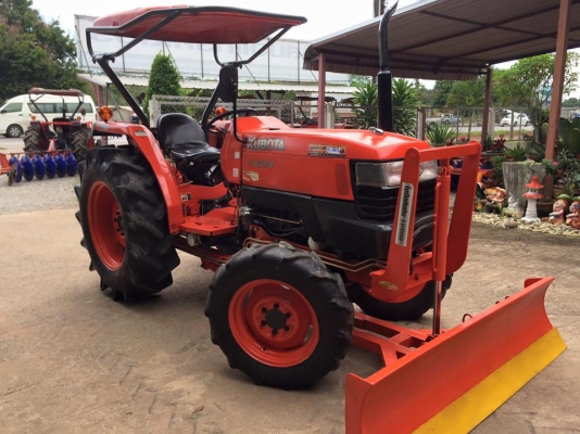 ขายรถไถKubota L4508 (4WD) พร้อมใบมีดหน้าและโรตารีช้าง รถพร้อมใช้งาน ขายรถไถKubota L4508 (4WD) พร้อมใบมีดหน้าและโรตารีช้าง รถพร้อมใช้งาน