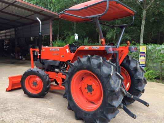 ขายรถไถKubota L4508 (4WD) พร้อมใบมีดหน้าและโรตารีช้าง รถพร้อมใช้งาน