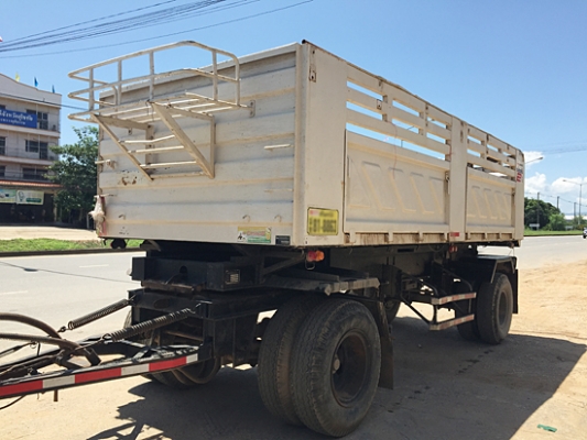 ฝากขาย ลูกพ่วง ดัมพ์สามมิตร 2 เพลา ปี 49 สภาพสวย ยางเต็ม เอกสารพร้อมโอน