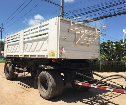 ฝากขาย ลูกพ่วง ดัมพ์สามมิตร 2 เพลา ปี 49 สภาพสวย ยางเต็ม เอกสารพร้อมโอน