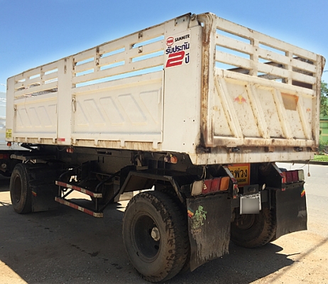 ฝากขาย ลูกพ่วง ดัมพ์สามมิตร 2 เพลา ปี 49 สภาพสวย ยางเต็ม เอกสารพร้อมโอน