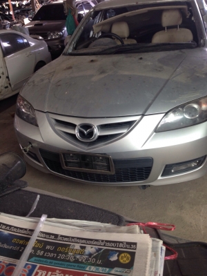 ซากมาสด้า3 รื้อขายเป็นอะไหลทั้งคันเครื่อง1600 เเอร์เเบคหน้าปัดทุกอย่างสมบูรณ์มีอีกหลายรุ่นทั้งเก๋งเเละกระบะ รับซื้อรถอุบัตเหตุทุกสภาพ