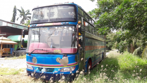 ขายรถบัสชั้นครึ่งพัดลม  เครื่องดี