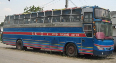 ขายรถบัสชั้นครึ่งพัดลม  เครื่องดี