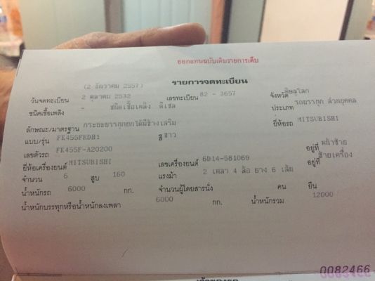 มิตชู 160 แรง 6D14  สโลกลาง แอร์  ราคา  720,000 บาท