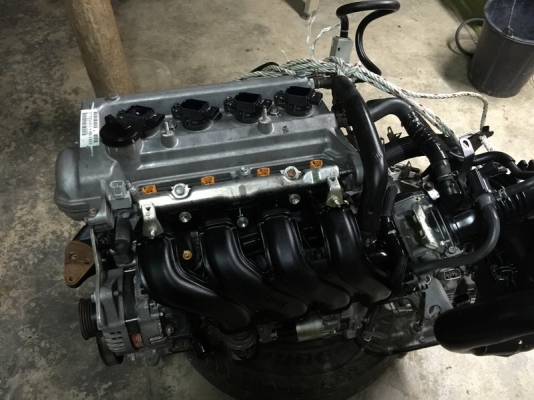 เครื่องวีออส 1NZ-FE เครื่องเกียร์ออโต้กล่องคันเร่ง สายไฟทั้งชุดสวยมาก