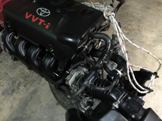 เครื่องวีออส 1NZ-FE เครื่องเกียร์ออโต้กล่องคันเร่ง สายไฟทั้งชุดสวยมาก