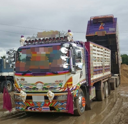 ขายด่วน 22ล้อ ฮีโน่ ซี่รี500 พ่วงดั้มแม่ลูก344ปี54