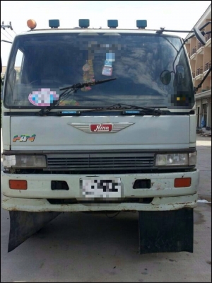 ขาย HINO 3M สองเพลาดั๊ม กระบะเหล็ก