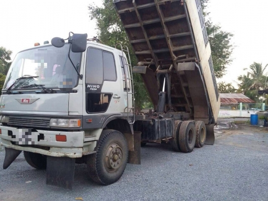 ขาย HINO 3M สองเพลาดั๊ม กระบะเหล็ก