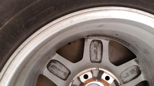 ขายล้อแม๊กเดิมFORD RANGER WINDTRACK4x4 2015ยางDUNLOP AT22ปีต้นปี2015(0515)