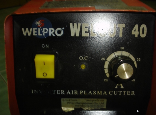 ขาย เครื่องตัดพลาสม่า WELPRO WELCUT40 สภาพใช้งานได้ดีครับ