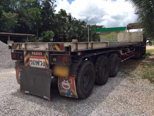 ขายรถหัวลากกับหาง 22ล้อ HINO FM8JKKA เครื่อง 251แรงม้ากับหางพื้นเรียบ 3เพลาแท้ ปี52 สนใจโทร 081-970-