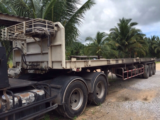 ขายรถหัวลากกับหาง 22ล้อ HINO FM8JKKA เครื่อง 251แรงม้ากับหางพื้นเรียบ 3เพลาแท้ ปี52 สนใจโทร 081-970-