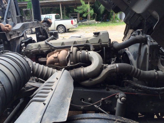 ขายรถหัวลากกับหาง 22ล้อ HINO FM8JKKA เครื่อง 251แรงม้ากับหางพื้นเรียบ 3เพลาแท้ ปี52 สนใจโทร 081-970-