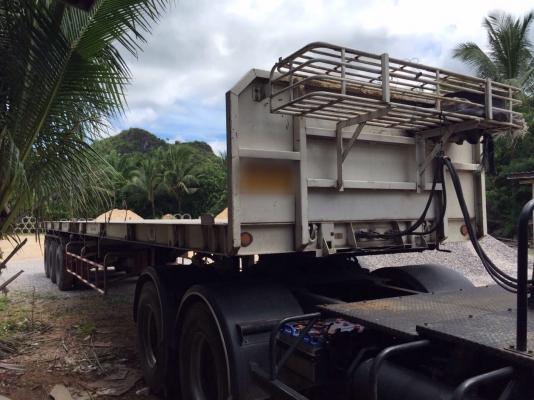 ขายรถหัวลากกับหาง 22ล้อ HINO FM8JKKA เครื่อง 251แรงม้ากับหางพื้นเรียบ 3เพลาแท้ ปี52 สนใจโทร 081-970-