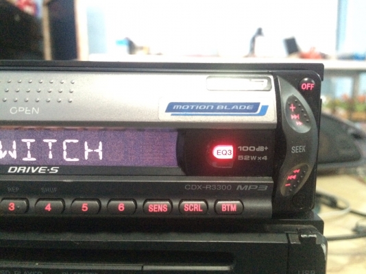 SONY CDX-R3300 MP3-RW CD-RW ปรีเอ้า1ชุด PRE SUB มือ2 ญี่ปุ่น