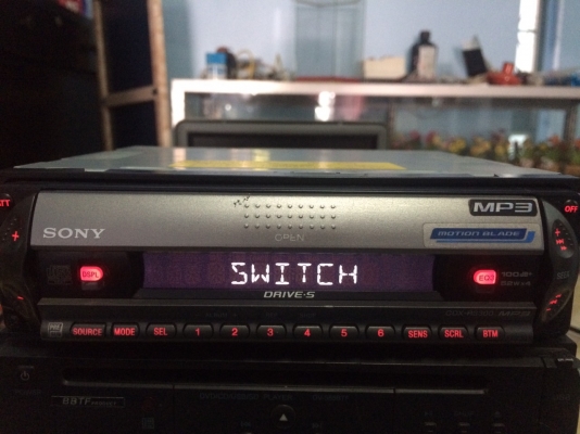 SONY CDX-R3300 MP3-RW CD-RW ปรีเอ้า1ชุด PRE SUB มือ2 ญี่ปุ่น