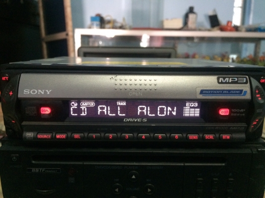 SONY CDX-R3300 MP3-RW CD-RW ปรีเอ้า1ชุด PRE SUB มือ2 ญี่ปุ่น