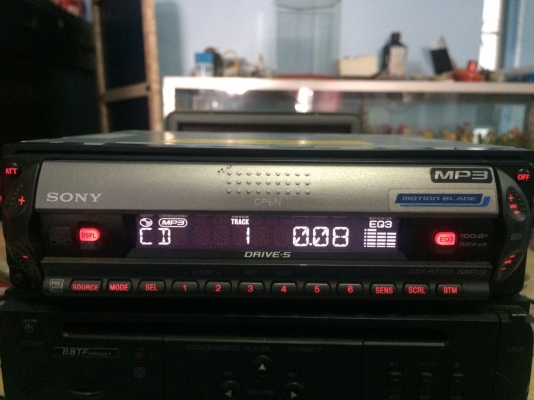 SONY CDX-R3300 MP3-RW CD-RW ปรีเอ้า1ชุด PRE SUB มือ2 ญี่ปุ่น