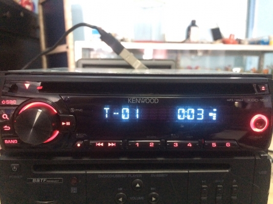 KENWOOD KDC-152 MP3-RW CD-RW AUX ปรีเอ้า1ชุด สภาพสวย มือ2 ญี่ปุ่น