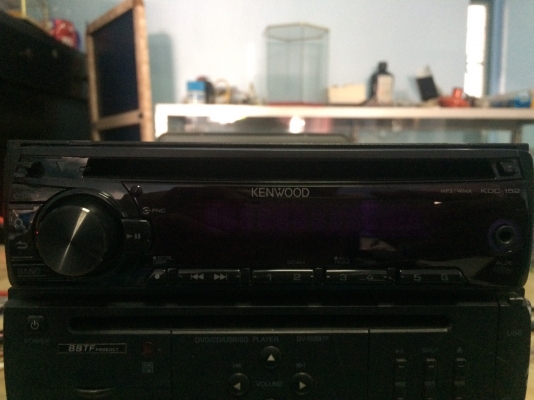 KENWOOD KDC-152 MP3-RW CD-RW AUX ปรีเอ้า1ชุด สภาพสวย มือ2 ญี่ปุ่น