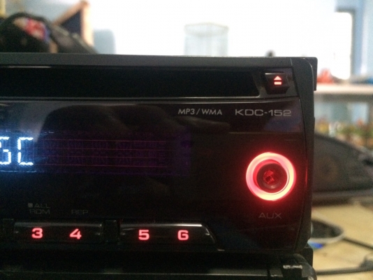 KENWOOD KDC-152 MP3-RW CD-RW AUX ปรีเอ้า1ชุด สภาพสวย มือ2 ญี่ปุ่น