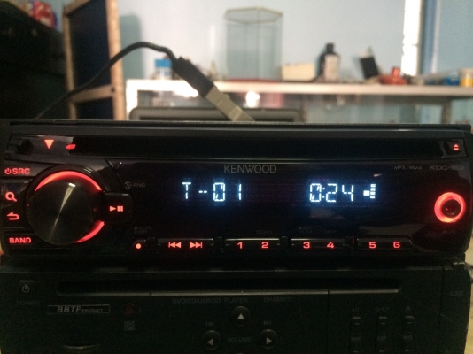 KENWOOD KDC-152 MP3-RW CD-RW AUX ปรีเอ้า1ชุด สภาพสวย มือ2 ญี่ปุ่น