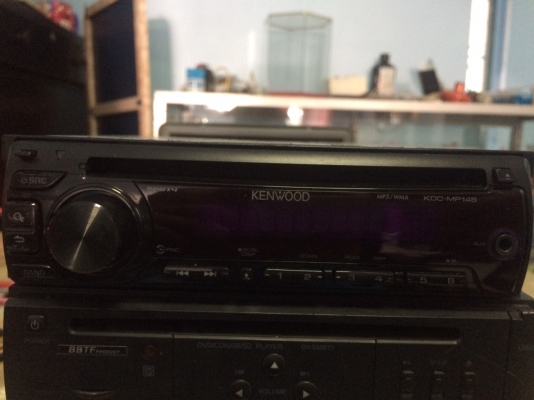 KENWOOD KDC-MP145 MP3-RW CD-RW AUX ปรีเอ้า1ชุด สภาพสวย มือ2 ญี่ปุ่น