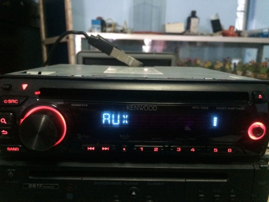KENWOOD KDC-MP145 MP3-RW CD-RW AUX ปรีเอ้า1ชุด สภาพสวย มือ2 ญี่ปุ่น