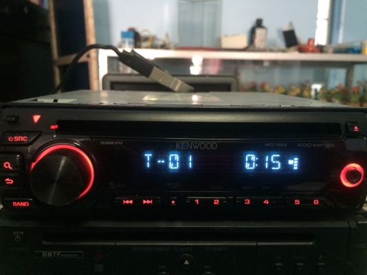 KENWOOD KDC-MP145 MP3-RW CD-RW AUX ปรีเอ้า1ชุด สภาพสวย มือ2 ญี่ปุ่น