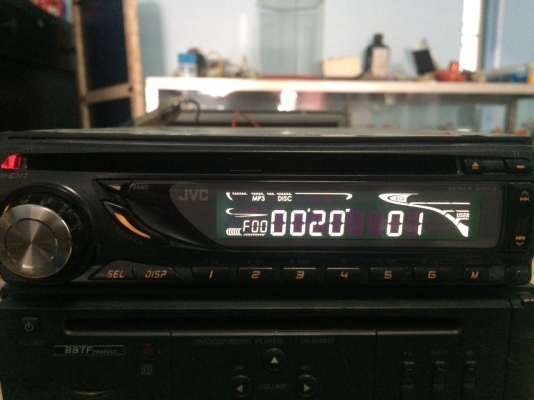 JVC KD-C313-B MP3-RW CD-RW ปรี้เอ้า1ชุด สภาพสวย มือ2 ญี่ปุ่น