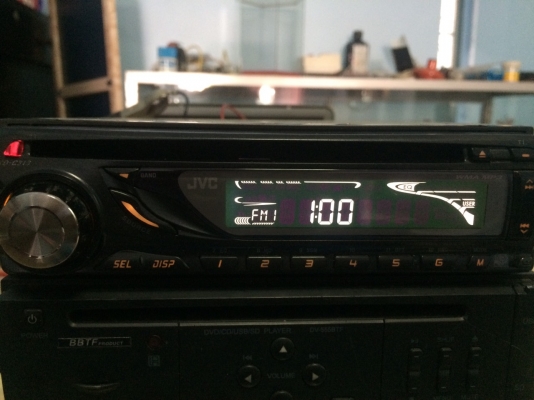 JVC KD-C313-B MP3-RW CD-RW ปรี้เอ้า1ชุด สภาพสวย มือ2 ญี่ปุ่น