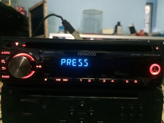 KENWOOD KDC-MP149 MP3-RW CD-RW AUX ปรี้เอ้า1ชุด สภาพสวย มือ2 ญี่ปุ่น