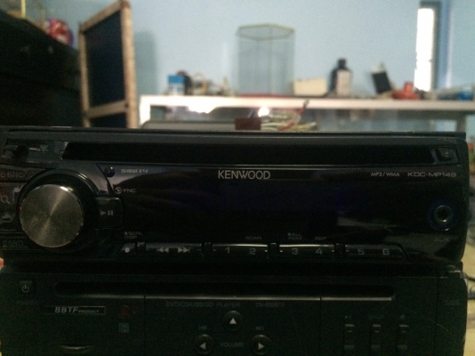 KENWOOD KDC-MP149 MP3-RW CD-RW AUX ปรี้เอ้า1ชุด สภาพสวย มือ2 ญี่ปุ่น