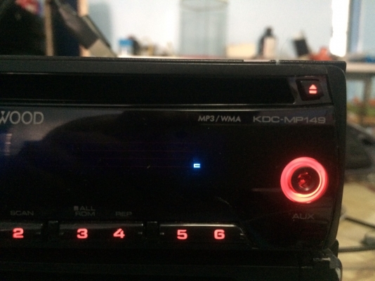 KENWOOD KDC-MP149 MP3-RW CD-RW AUX ปรี้เอ้า1ชุด สภาพสวย มือ2 ญี่ปุ่น