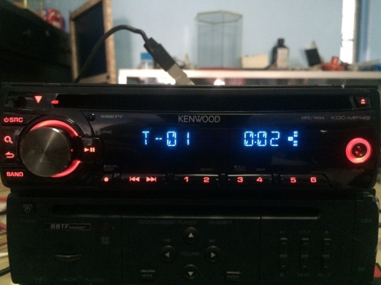 KENWOOD KDC-MP149 MP3-RW CD-RW AUX ปรี้เอ้า1ชุด สภาพสวย มือ2 ญี่ปุ่น