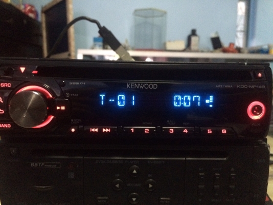 KENWOOD KDC-MP149 MP3-RW CD-RW AUX ปรี้เอ้า1ชุด สภาพสวย มือ2 ญี่ปุ่น