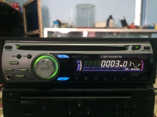 Pioneer DEH-P510zz MP3-RW CD-RW AUX ครอสโอเวอร์ในตัว ปรีเอ้า1ชุด ลูกเล่นค่อนข้างเยอะ คุมกล่องCD มือ2 ญี่ปุ่น
