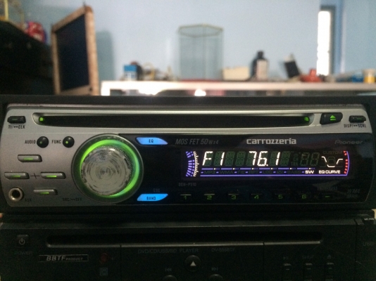 Pioneer DEH-P510zz MP3-RW CD-RW AUX ครอสโอเวอร์ในตัว ปรีเอ้า1ชุด ลูกเล่นค่อนข้างเยอะ คุมกล่องCD มือ2 ญี่ปุ่น