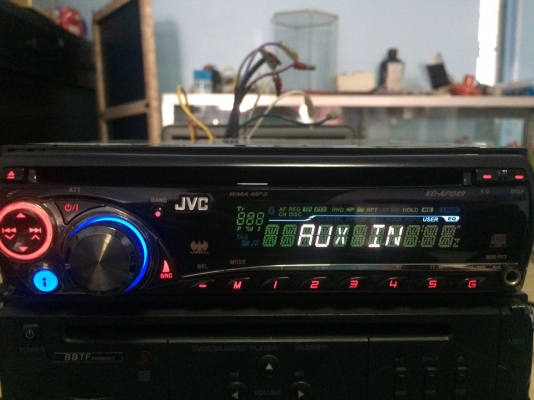 JVC KD-APD49 ARSENAL MP3-RW CD-RW FMคลื่นไทย IPOD ได้ต้องหาสายเองนะครับ AUX ปรีเอ้า1ชุด สภาพสวย มือ2 ญี่ปุ่น