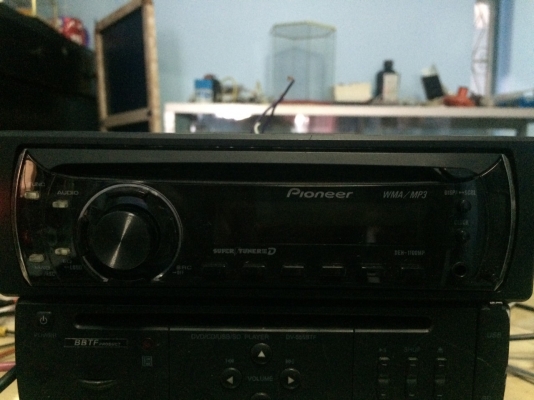 Pioneer DEH-1100MP MP-RW CD-RW FMคลื่นไทย AUX ปรีเอ้า1ชุด สภาพสวย มือ2 ญี่ปุ่น