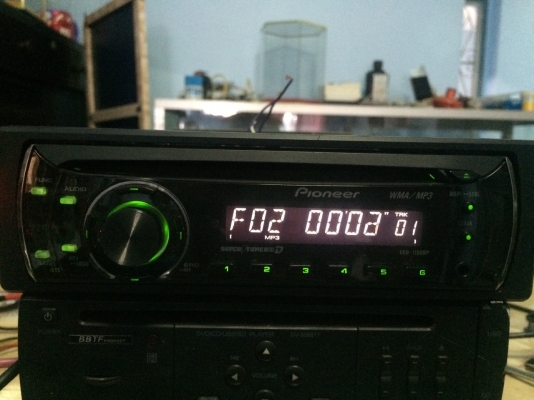 Pioneer DEH-1100MP MP-RW CD-RW FMคลื่นไทย AUX ปรีเอ้า1ชุด สภาพสวย มือ2 ญี่ปุ่น
