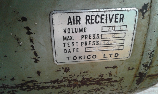 ขายปั๊มลม Hitachi 38 L Max 8 kg/cm2 japan ขายปั๊มลม Hitachi 38 L Max 8 kg/cm2 japan