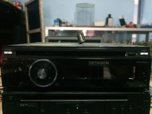 Pioneer DEH-P530 USB Ipod MP3-RW CD-RW AUX ปรีเอ้า1ชุด คุมกล่องCD ไฟ7สี มือ2 ญี่ปุ่น