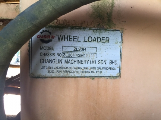 (ลดเหลือคันละ450000)รถตักล้อยาง ZL30H..ของ TMC..CHANGLIN มี2คัน รถจอดไม่ได้ใช้ แต่รถใช้งานได้ปกติ