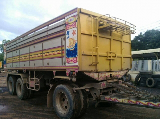 ขายสิบล้อพ่วงดั้มลูก3เพลาMEGA344แรงยูโร3 Hi-Speedปี54