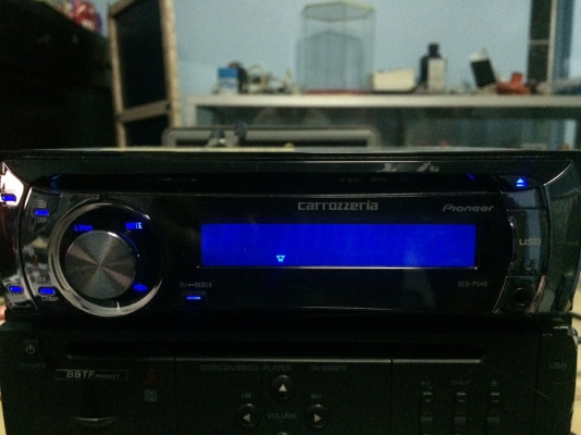 Pioneer DEH-P540 USB IPOD MP3-RW CD-RW AUX ปรีเอ้า1ชุด คุมกล่องCD สภาพสวย มือ2 ญี่ปุ่น