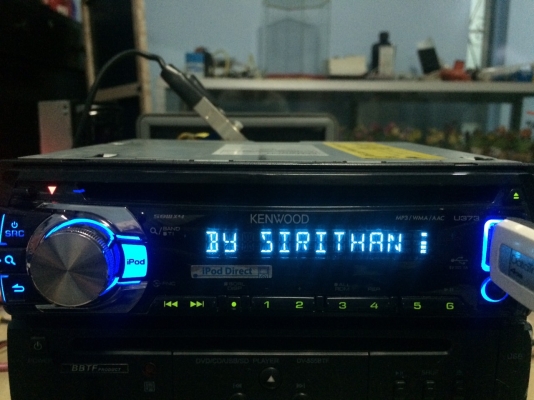KENWOOD U373 USB IPOD MP3-RW CD-RW AUX ปรีเอ้า1ชุด สภาพสวย มือ2 ญี่ปุ่น